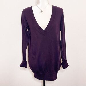 🍋 GAP • Women’s Deep V-Neck crazy Soft Cashmere Blend Sweater - Size M